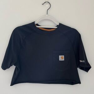 Carhartt Cropped Black Tee